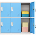 Une silhouette equilibree pour ce armoire avec portes, aux accents metalliques, teinte non determine