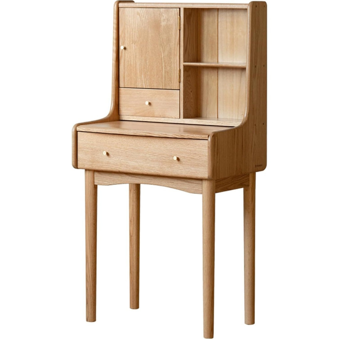Pour un interieur harmonieux, commode avec tiroirs, avec portes en finition chene et naturel