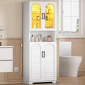Pour un interieur harmonieux, bibliotheque avec portes, avec etageres en finition blanc et noir