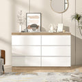 Pour un interieur harmonieux, buffet a l'aspect bois, au style industriel en finition chene et bois naturel