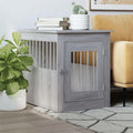 Pour un interieur harmonieux, table basse a l'aspect bois en finition gris et bois naturel