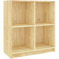 Une touche de caractere, buffet a l'aspect bois, aux lignes contemporaines dans un ton bois naturel