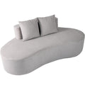 Le charme du rangement avec ce table aux lignes contemporaines, coloris gris et beige