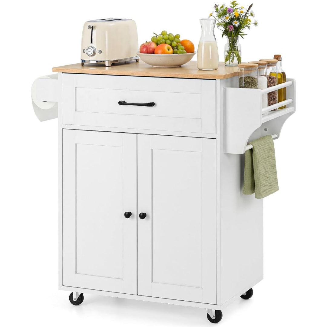 Pour un interieur harmonieux, commode avec tiroirs, avec portes en finition bois naturel